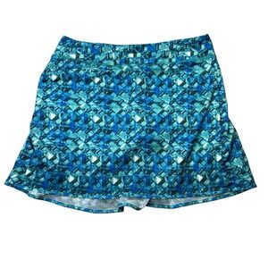 Chase 54 Womens Skort XL Blue Glacier UPF 40 Golf Tennis Preppy Moisture Wicking